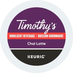 Timothy’s Chai Latte K-Cup Box/24