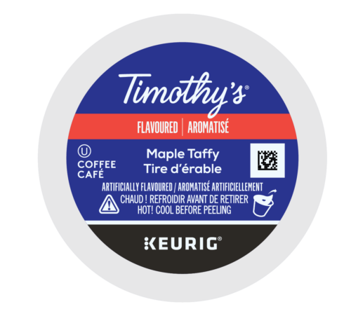 Timothy’s Maple Taffy K-Cup Box/24