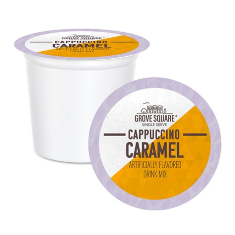 Grove square k cups caramel cappuccino hotsell