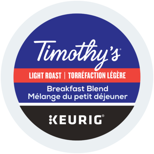 Timothy’s Breakfast Blend K-Cup Box/24