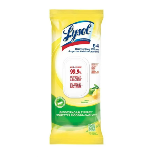 Lysol Citrus Wipes Pack/84