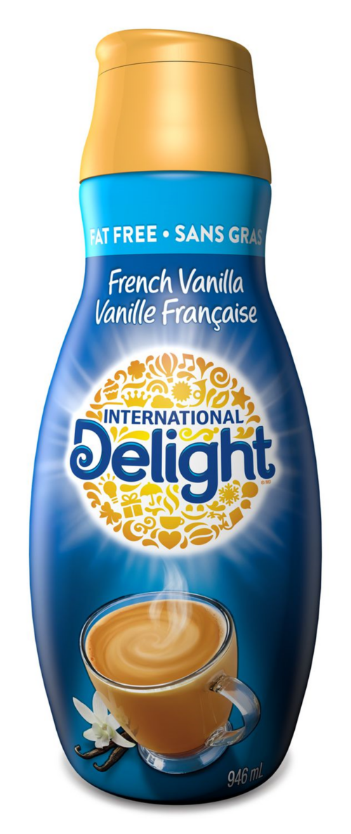 International Delight Fat Free French Vanilla Liquid Coffee Whitener Bottle/946 mL