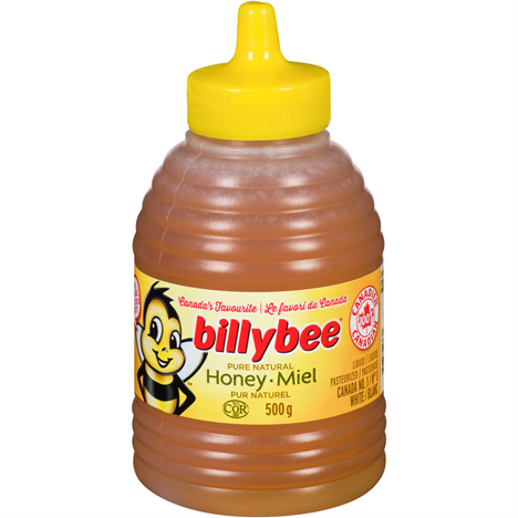 Billy Bee Liquid Honey Squeeze Bottle/500 g