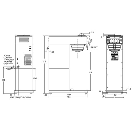 Bunn CW15-TS Thermal Drip Pour-over Coffee Maker