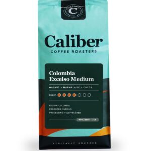Caliber Colombia Excelso Beans Medium Bag/2 lb