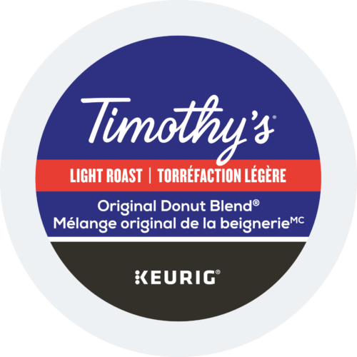Timothy’s Original Donut Blend K-Cup Box/24