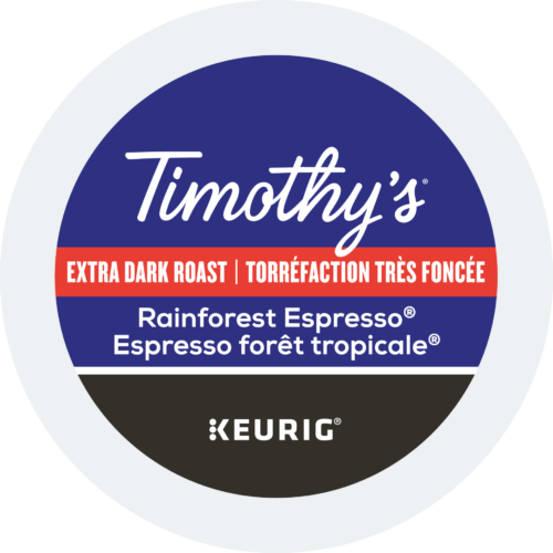 Timothy’s Rainforest Espresso K-Cup Box/24