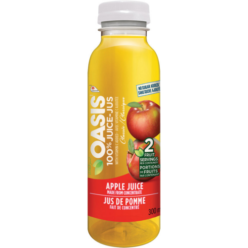 Oasis Apple Juice Bottles Case/24 x 300 mL