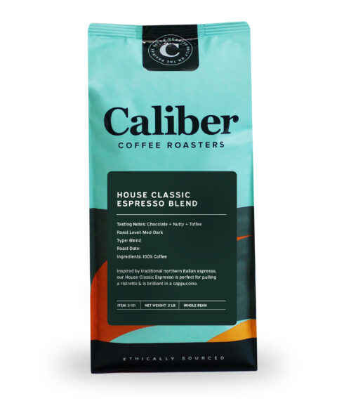 Caliber House Classic Espresso Blend Beans Bag/2 lb
