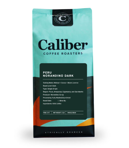 Caliber Peru Norandino Dark Beans Bag/2 lb