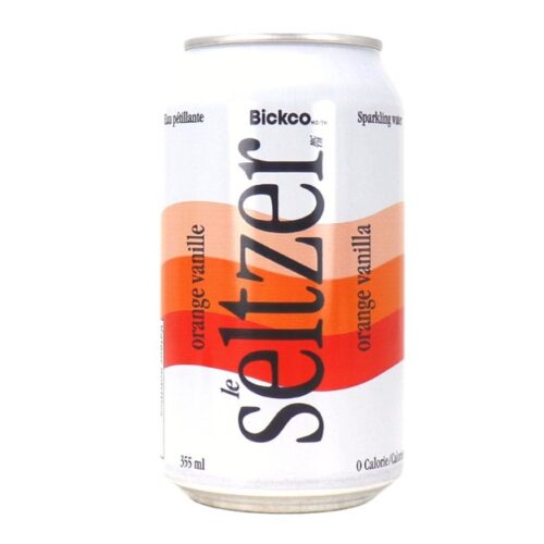 le seltzer Seltzer Orange Vanilla Cans Case/24 x 355 mL