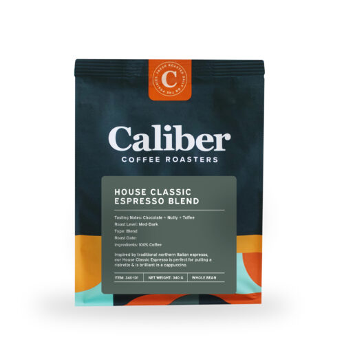 Caliber House Classic Espresso Blend Beans Bag/340 g