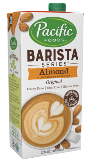 Pacific Barista Series Original Almond Milk Carton/946 mL