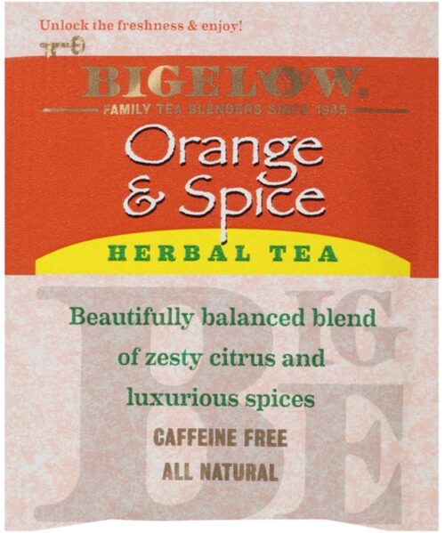 Bigelow Orange & Spice Teabags Box/28