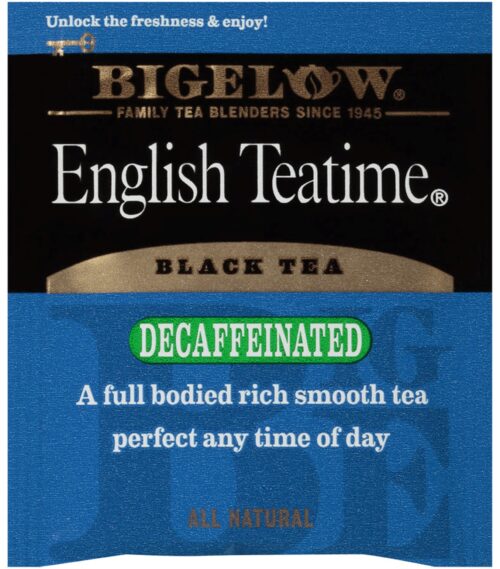 Bigelow Decaf English Teatime Teabags Box/28