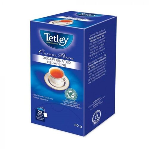 Tetley Decaf Orange Pekoe Teabags Box/25