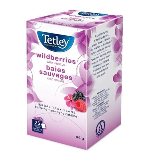 Tetley Wildberries with Hibiscus Teabags Box/25