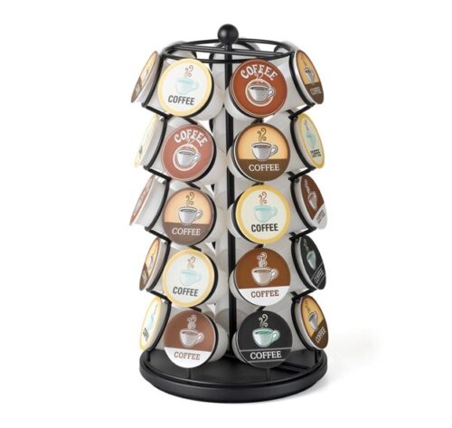 Nifty K-Cup Carousel Holds 35 K-Cups Black