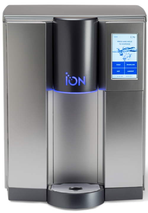 Ion 400 Bottleless Water Cooler Titanium with Charcoal Trim